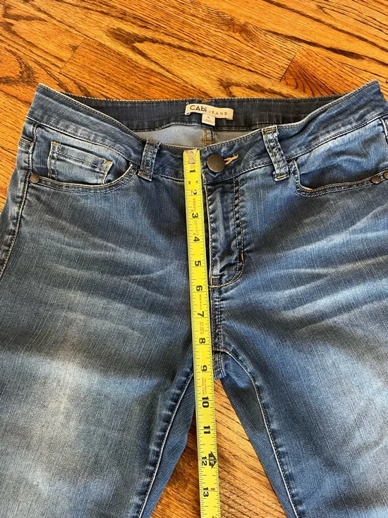 CAbi Johnny Crop Jeans Style 764 size 6 - Picture 9 of 11